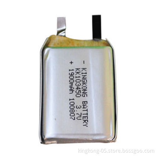 Rechargeable Polymer Battery, KK-PL103450 1,900mAh, 3.7V